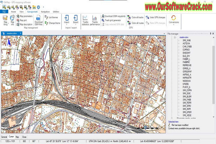 Ok Map Desktop v17.7 PC Software with keygen