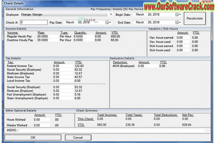 Pay Window Payroll System 2023 v21.0.7.0 PC Software with crack