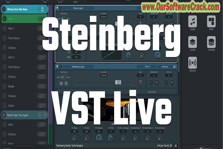 Steinberg VST Live Pro v1.0.41 PC Software with keygen