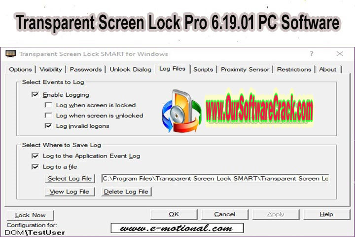 Transparent Screen Lock Pro v6.19.01 PC Software with patch