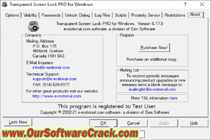 Transparent Screen Lock Pro v6.19.01 PC Software with keygen