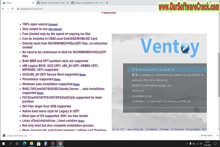 Ventoy v1.0.90 PC Software with patch