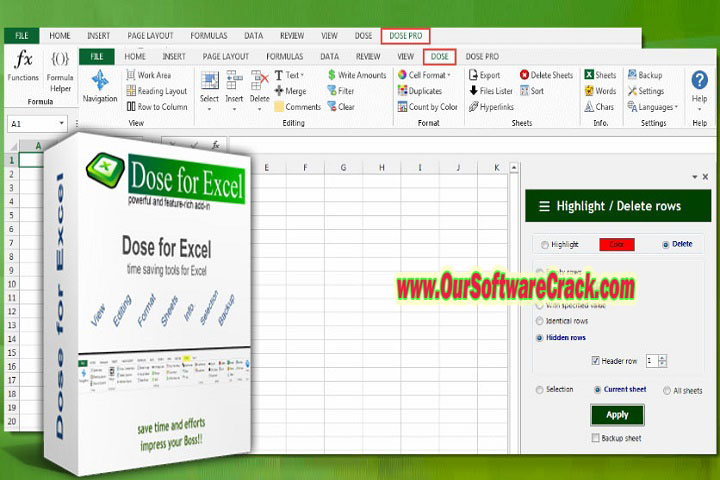 Z brain soft Dose for Excel v3.6.2 PC Software with patch