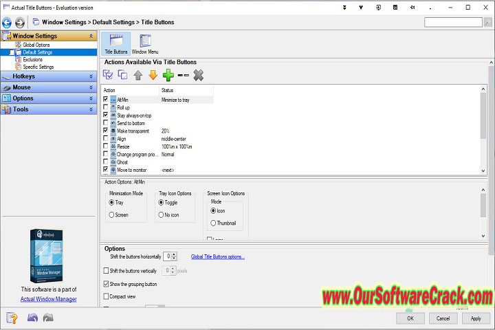 Actual Title Buttons v8.15.1 PC Software with patch