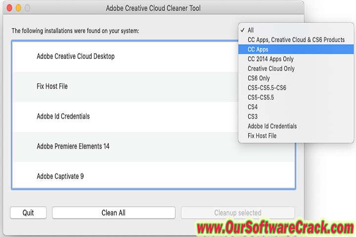 Adobe Creative Cloud Cleaner Tool v1.0 PC Software with keygen