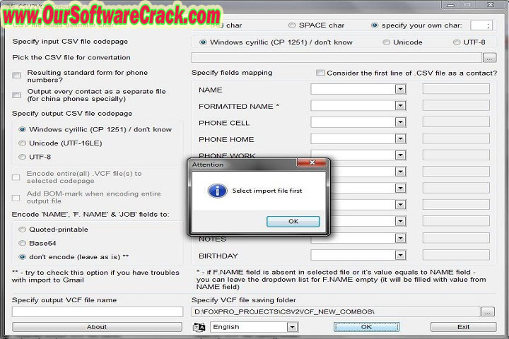 Advanced CSV Converter v7.50 PC Software with patch