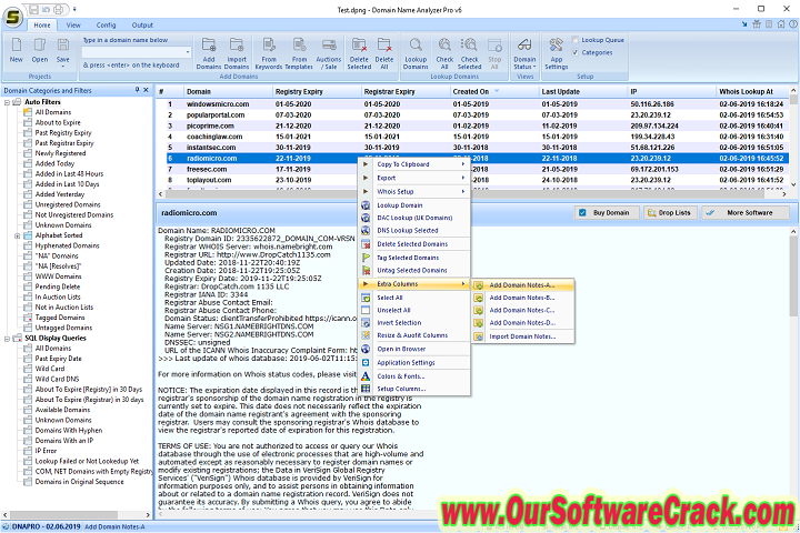Domain Checker v7.0 PC Software with patch