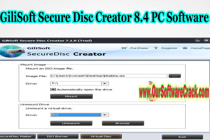 Gili Soft Secure Disc Creator v8.1 PC Software with patch