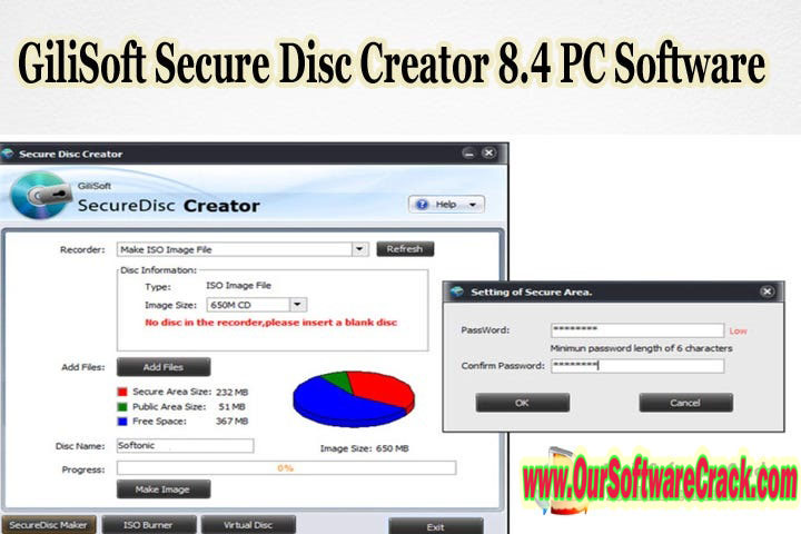 Gili Soft Secure Disc Creator v8.1 PC Software with keygen