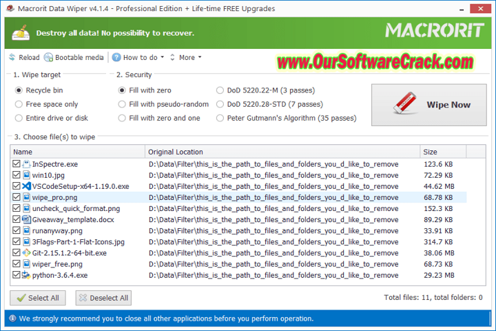 Macrorit Data Wiper v4.8.1 PC Software with patch
