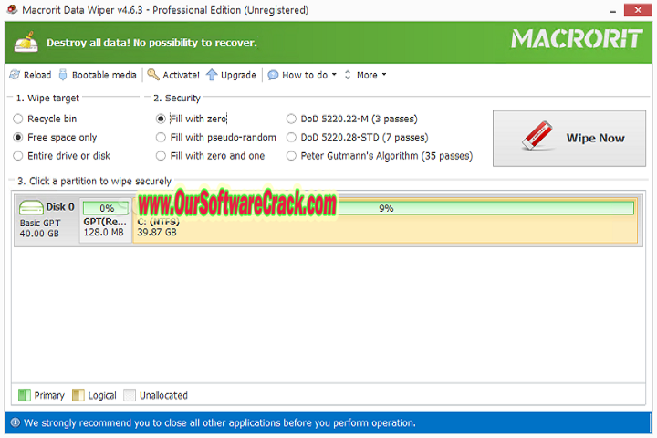 Macrorit Data Wiper v4.8.1 PC Software with keygen