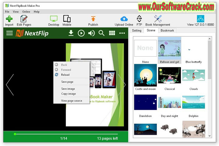 Next Flip Book Maker Pro v2.7.18 PC Software with keygen