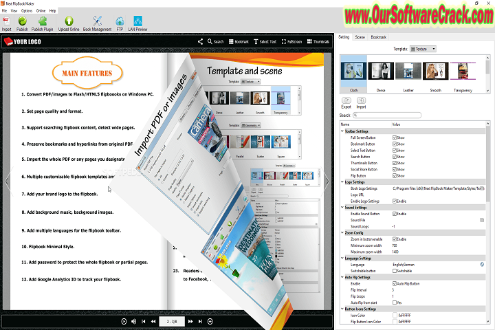 Next Flip Book Maker Pro v2.7.18 PC Software with crack