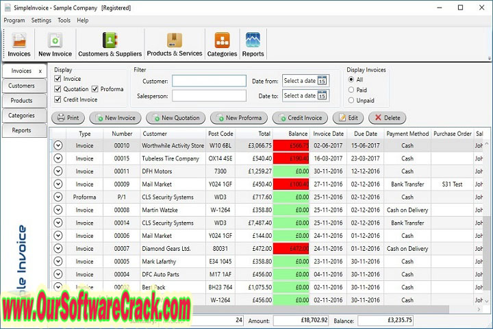 Simple Invoice v3.24.4 PC Software with crack