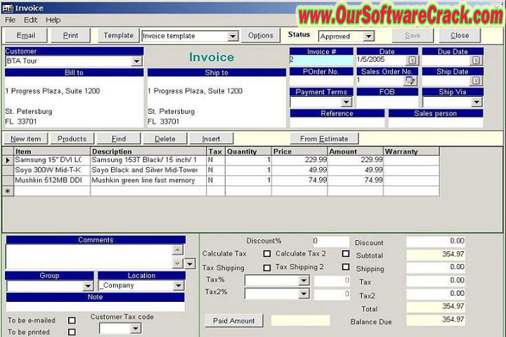 Simple Invoice v3.24.4 PC Software with keygen