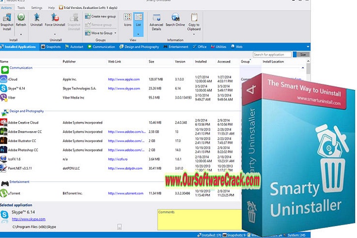 Smarty Uninstaller v4.10.0 PC Software with patch