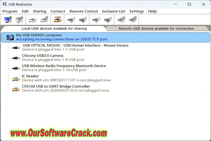 USB Redirector v6.12.0.3230 PC Software with patch