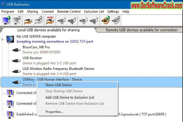 USB Redirector v6.12.0.3230 PC Software with keygen