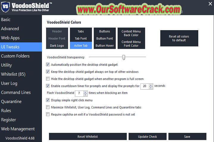 Voodoo shield v7.01 PC Software with patch