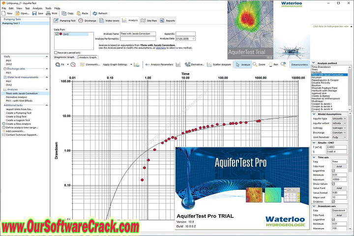 Waterloo Hydrogeologic Aquifer Test Pro v10.0.0.2 PC Software with keygen