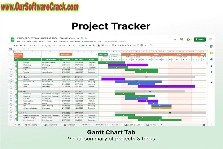 Willmer Project Tracker v4.5.1.397 PC Software with patch