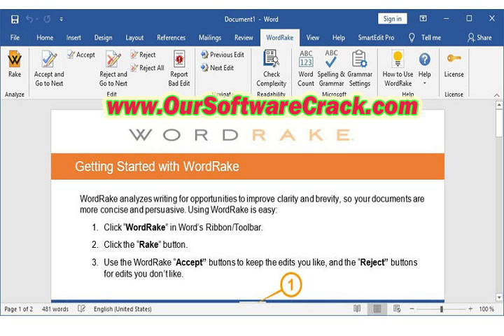 Word Rake v3.96.00607 PC Software with patch