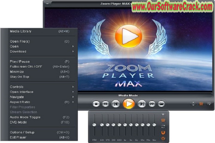 Zoom Player MAX v17.0.1700 PC Software with cracks