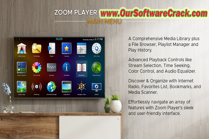 Zoom Player MAX v17.0.1700 PC Software with keygen