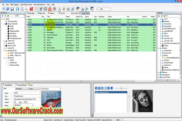 Zortam Mp3 Media Studio Pro v30.05 PC Software with crack