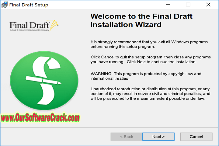 Final Draft v13.1.0 PC Software with crack