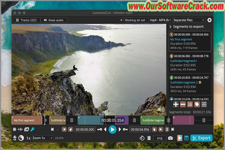 LosslessCut v1.0 PC Software with keygen
