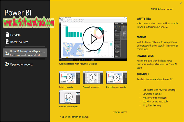 Microsoft Power BI Report Server v15.0.1108.297 PC Software with crack