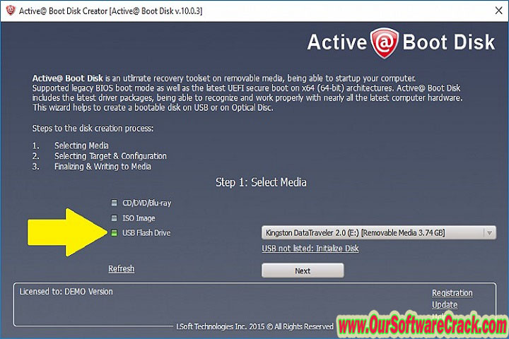 Active Boot Disk v24.1.1 (x64 bit) Software PC