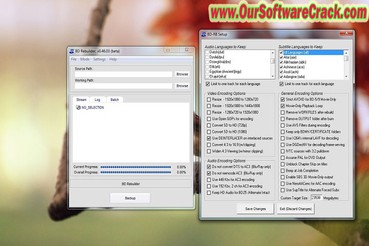 BD Rebuilder v0.62.10 Software PC