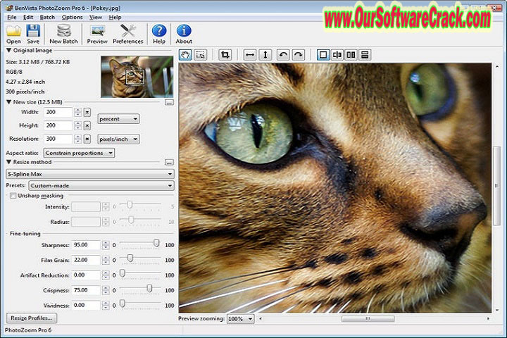 Benvista PhotoZoom Pro v9.0.2 Software [OurSoftwareCrack.com]