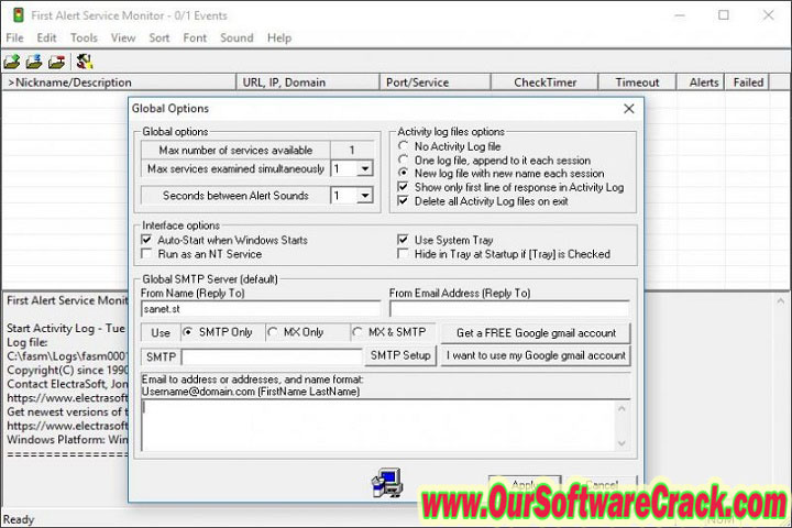 ElectraSoft First Alert Service Monitor v24.07.27 Software PC