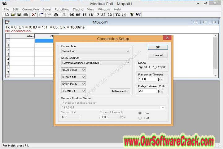 Modbus Poll v10.9.3.2266 (x64 bit) Software Our Software Crack 