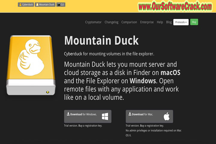 Mountain Duck v4.16.2.22310 (x64bit) Software Our Software Crack PC