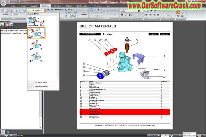 QuadriSpace Document3D v2024 SP0 (x64 bit) Software Our Software Crack PC