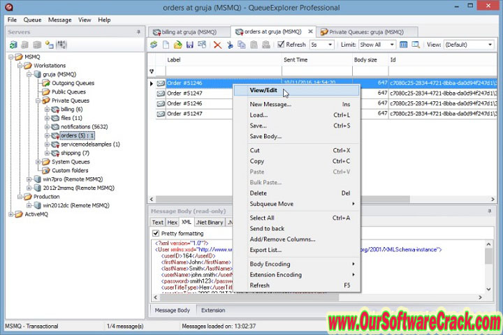 QueueExplorer Professional v5.0.44 Software Our Software Crack PC