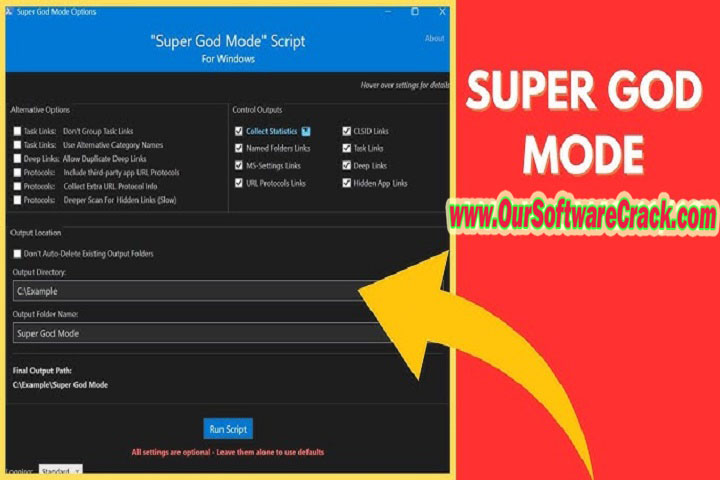 Super God Mode v1.2.0 Software Our Software Crack PC