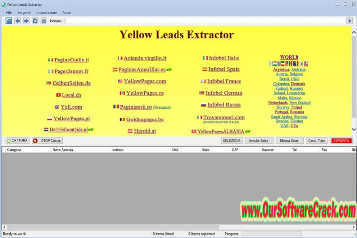 Yellow Leads Extractor v9.1.2 Software Our Software Crack